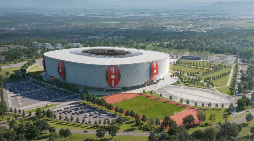 Talanta Sports Complex under construction ahead of 2027 AFCON preparations. Photo courtesy of X