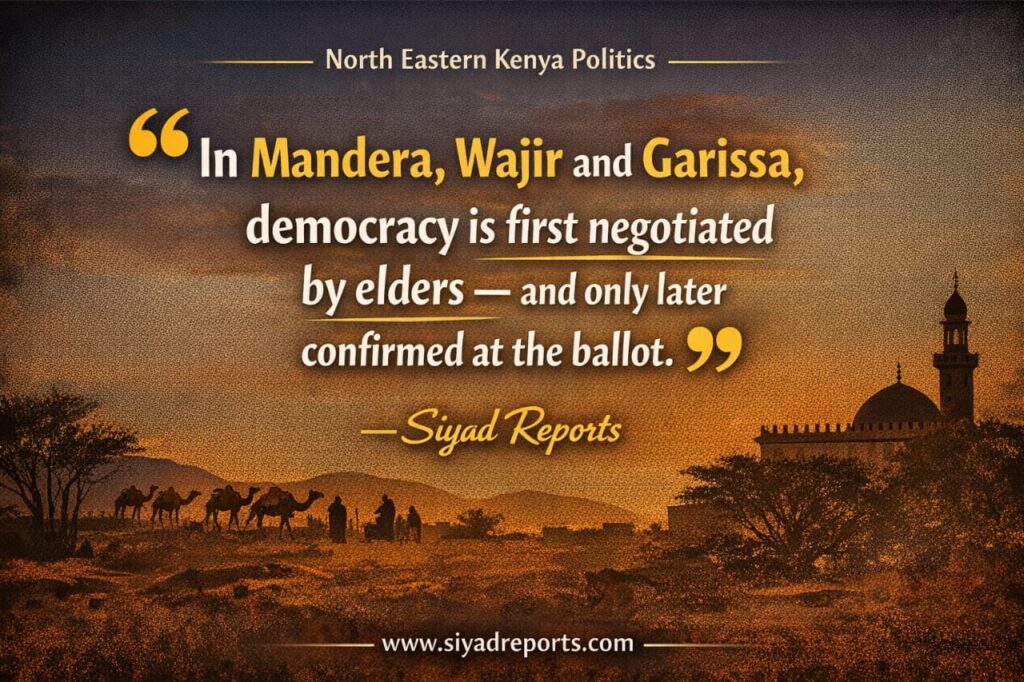 Premature Campaigns Begin in North Eastern Kenya Ahead of 2027 Election as Clan Elders Shape Politics WhatsApp Image 2026 01 02 at 1.25.35 PM