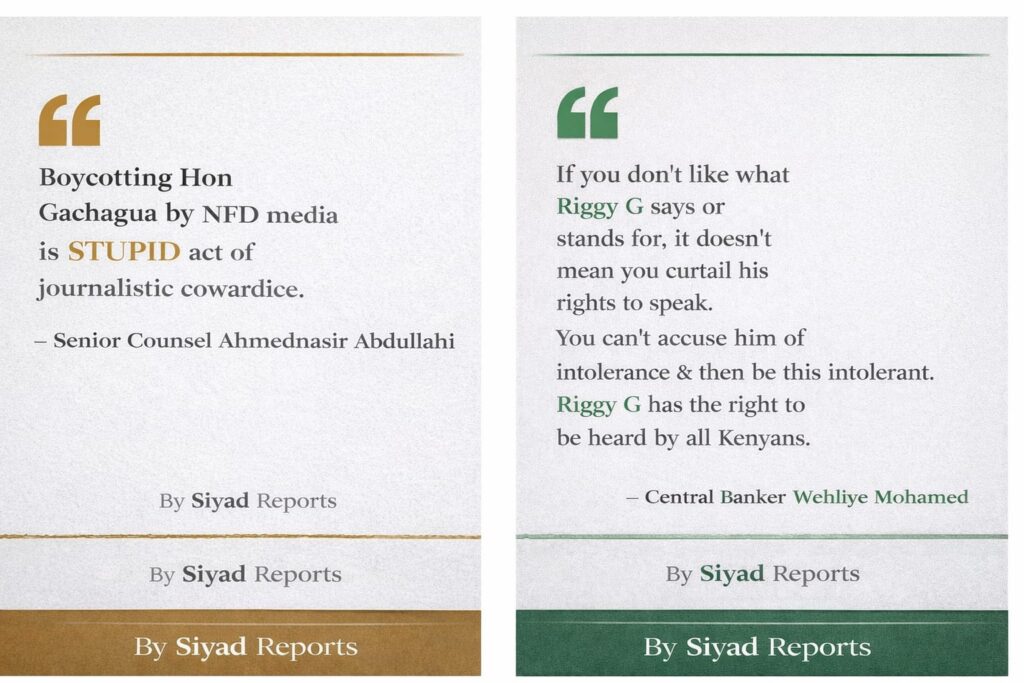 Principle, Pressure, or Avoidance? Inside the Northern Kenya Media Withdrawal from the Gachagua Interview 1 WhatsApp Image 2026 01 23 at 6.24.25 AM